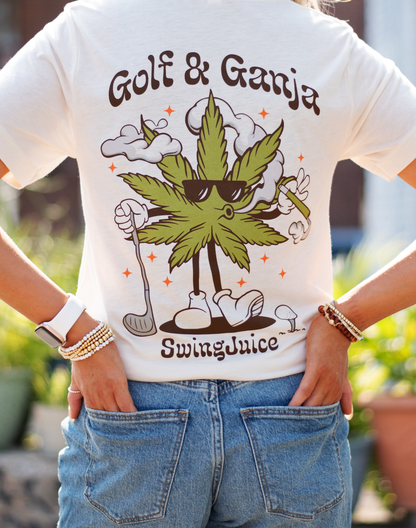 Golf & Ganja Multi Unisex T-Shirt