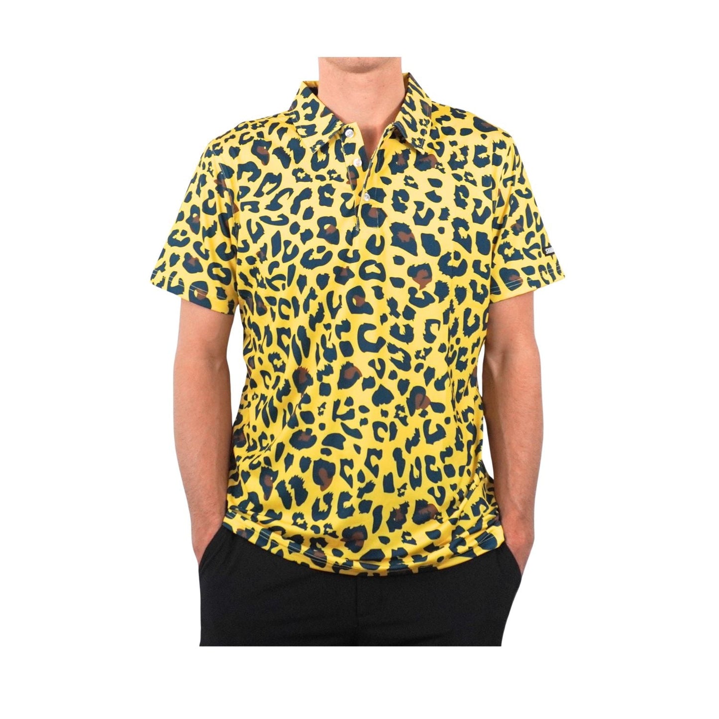 Cheetah Leopard Polo - Shank It Golf