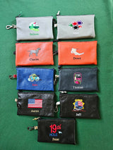 Leather Zipper Pouch