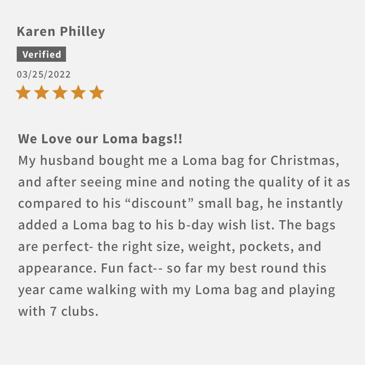 The Loma | Cobalt Blue Par 3 Bag