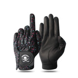 Black Paint Splatter Golf Glove