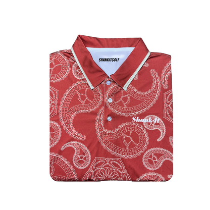 Maroon Kraken Polo - Shank It Golf