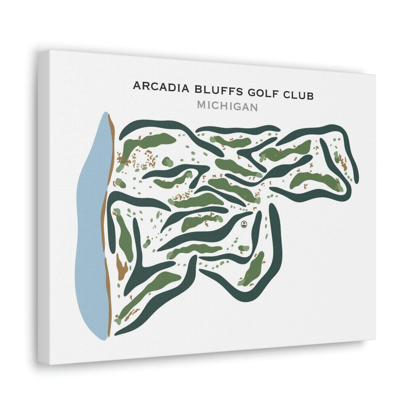 Arcadia Bluffs Golf Club, Michigan - Printed Golf Courses