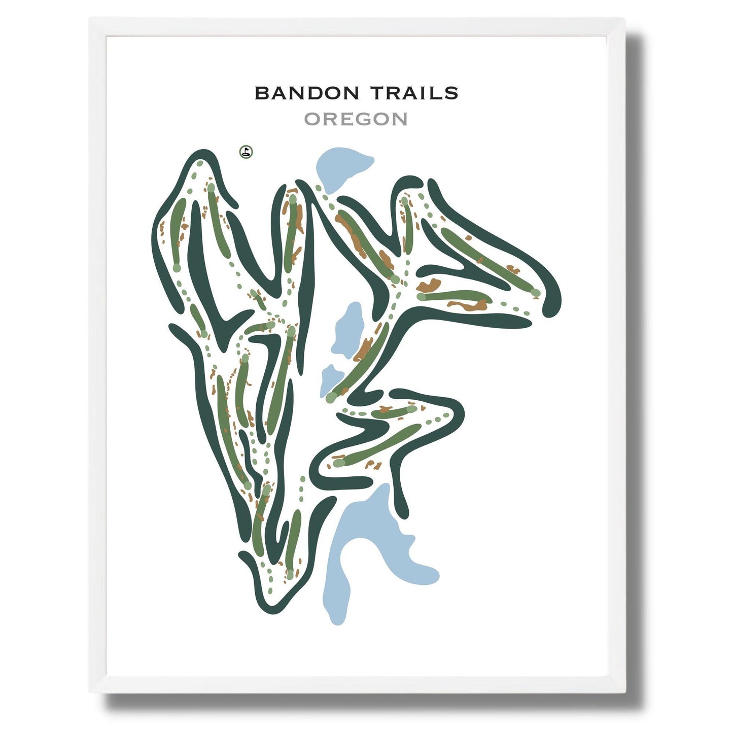 Bandon Trails, Oregon - Printed Golf Courses