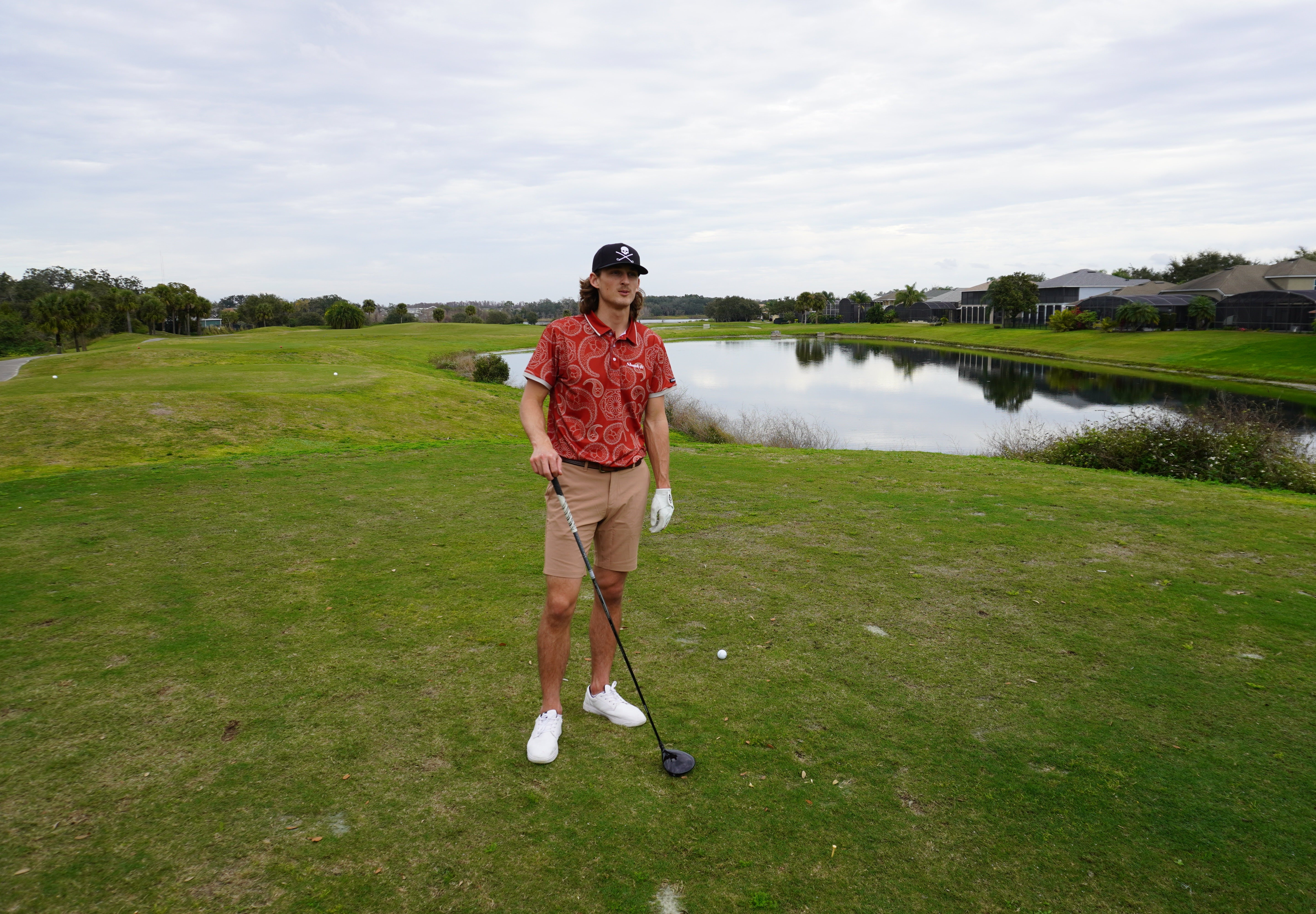 Maroon Kraken Polo - Shank It Golf