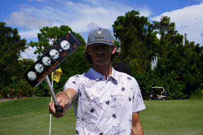 Skull Rope Faded Golf Hat