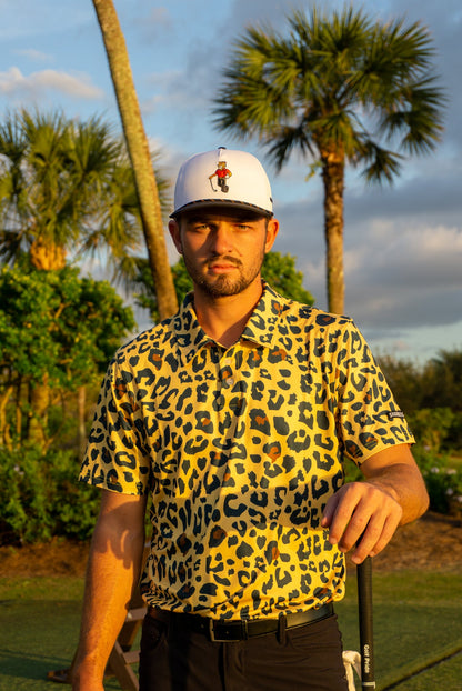 Cheetah Leopard Polo - Shank It Golf