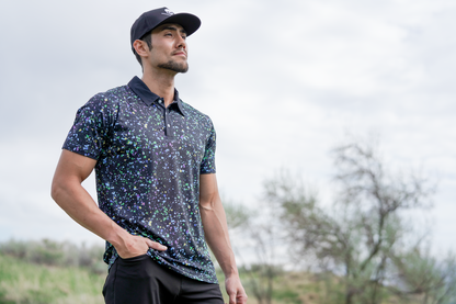 Paint Splatter Polo 2.0 - Shank It Golf