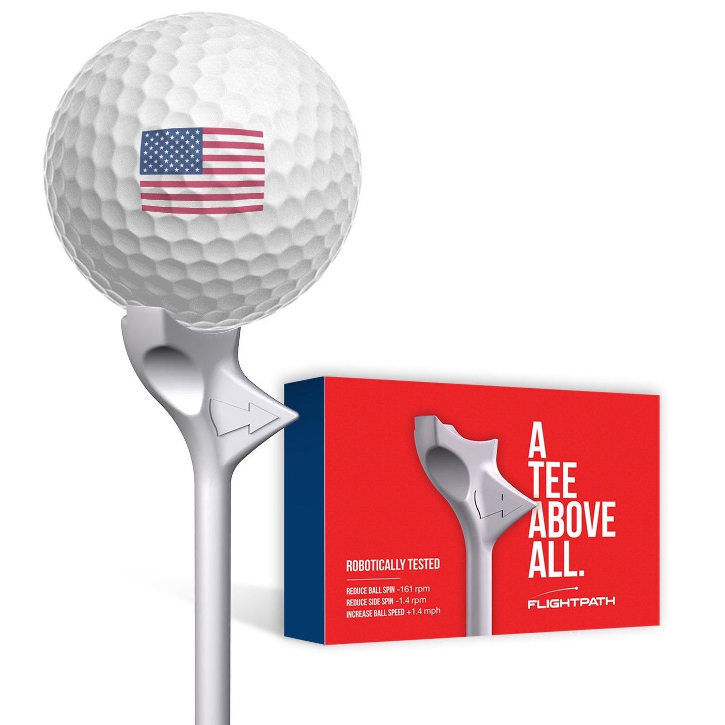 FlightPath Golf Tees - 1 Pack