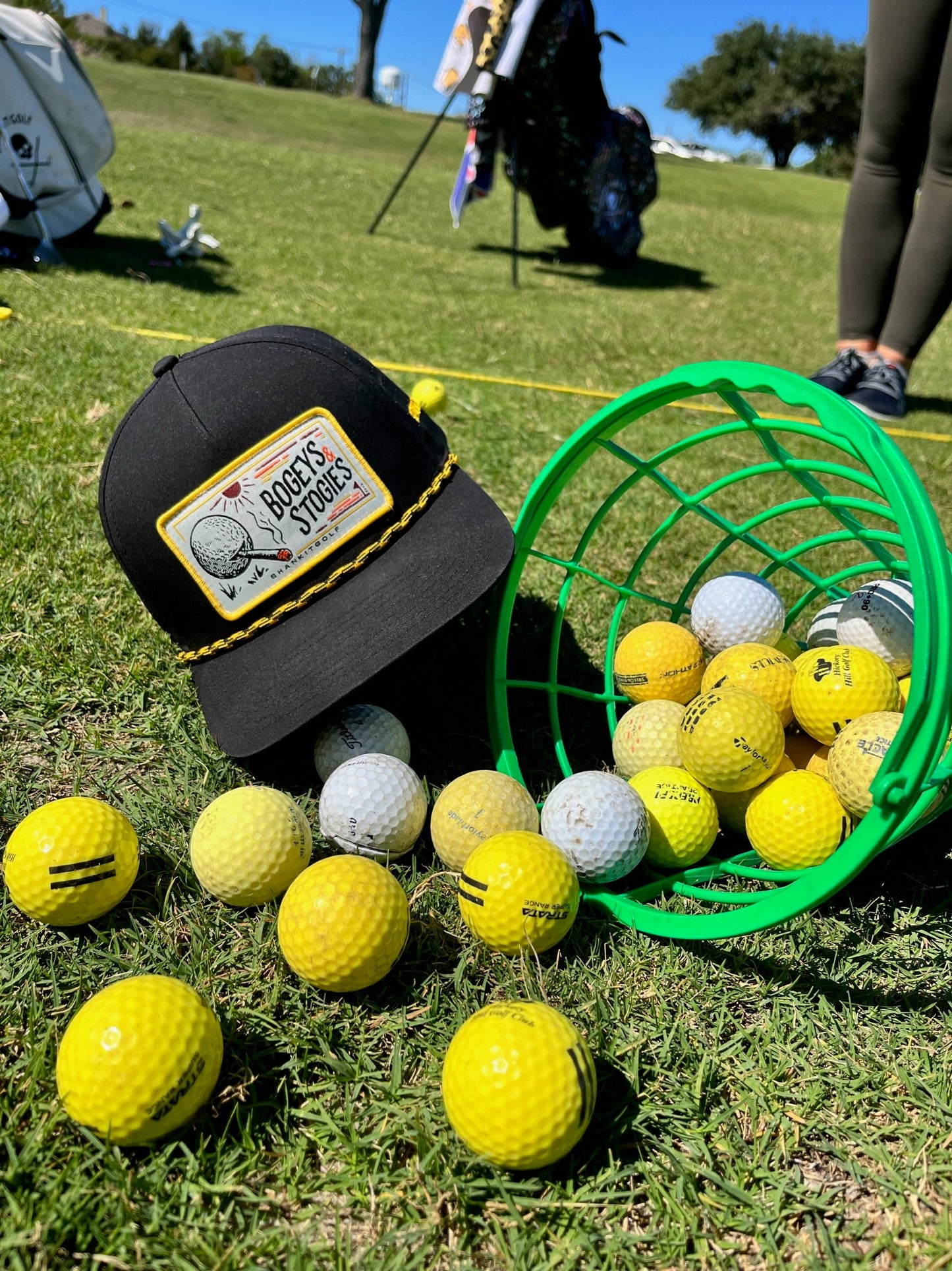 Bogeys & Stogies Black Golf Hat