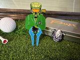 The Master's Chief Golf Divot Tool w/ Legendary Ball Marker