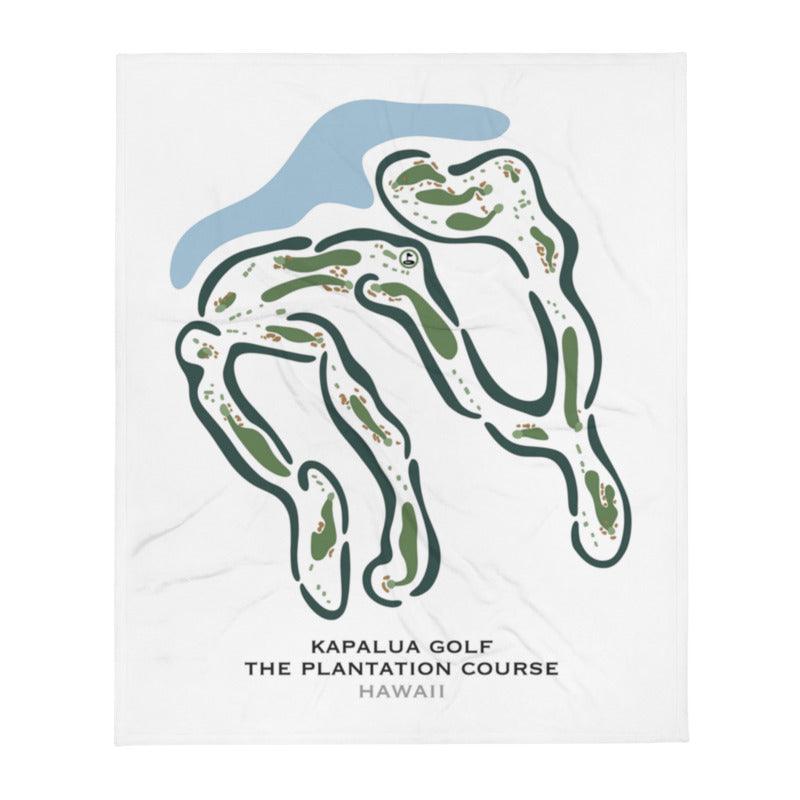 Kapalua Golf , The Plantation Course, Hawaii - Printed Golf Courses