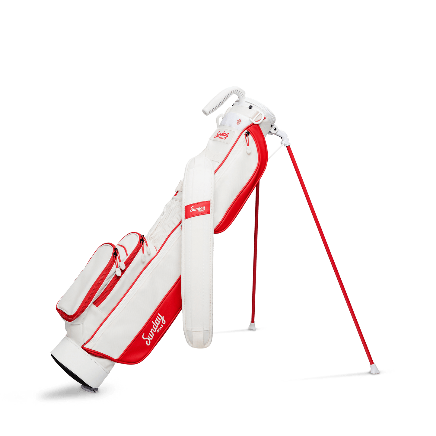 The Loma | Red & Off-White Par 3 Bag