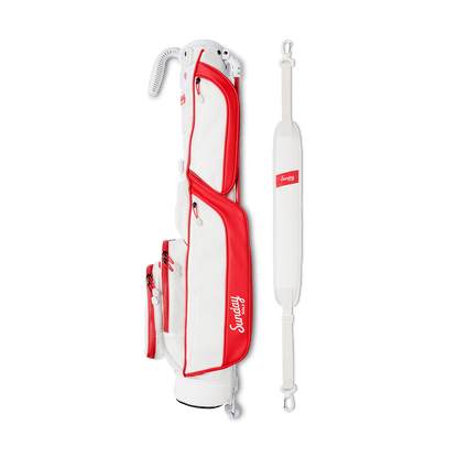 The Loma | Red & Off-White Par 3 Bag