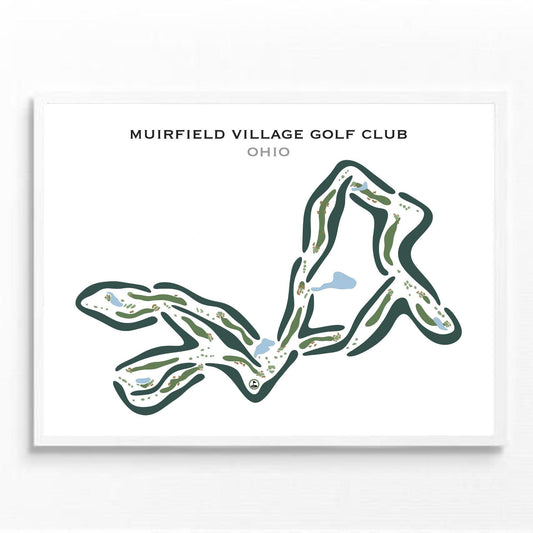 Muirfield Village Golf Club, Ohio - Printed Golf Courses