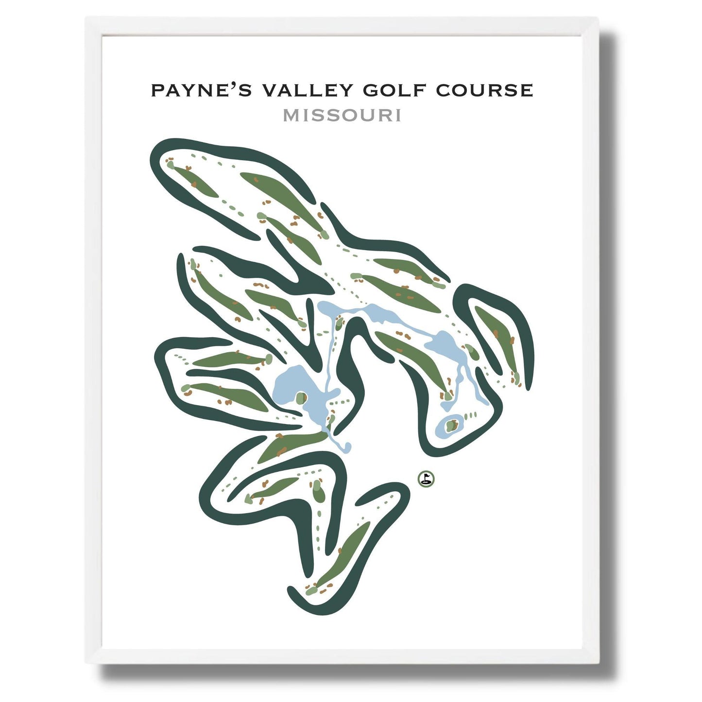 Payne's Valley Golf Course, Missouri - Printed Golf Courses