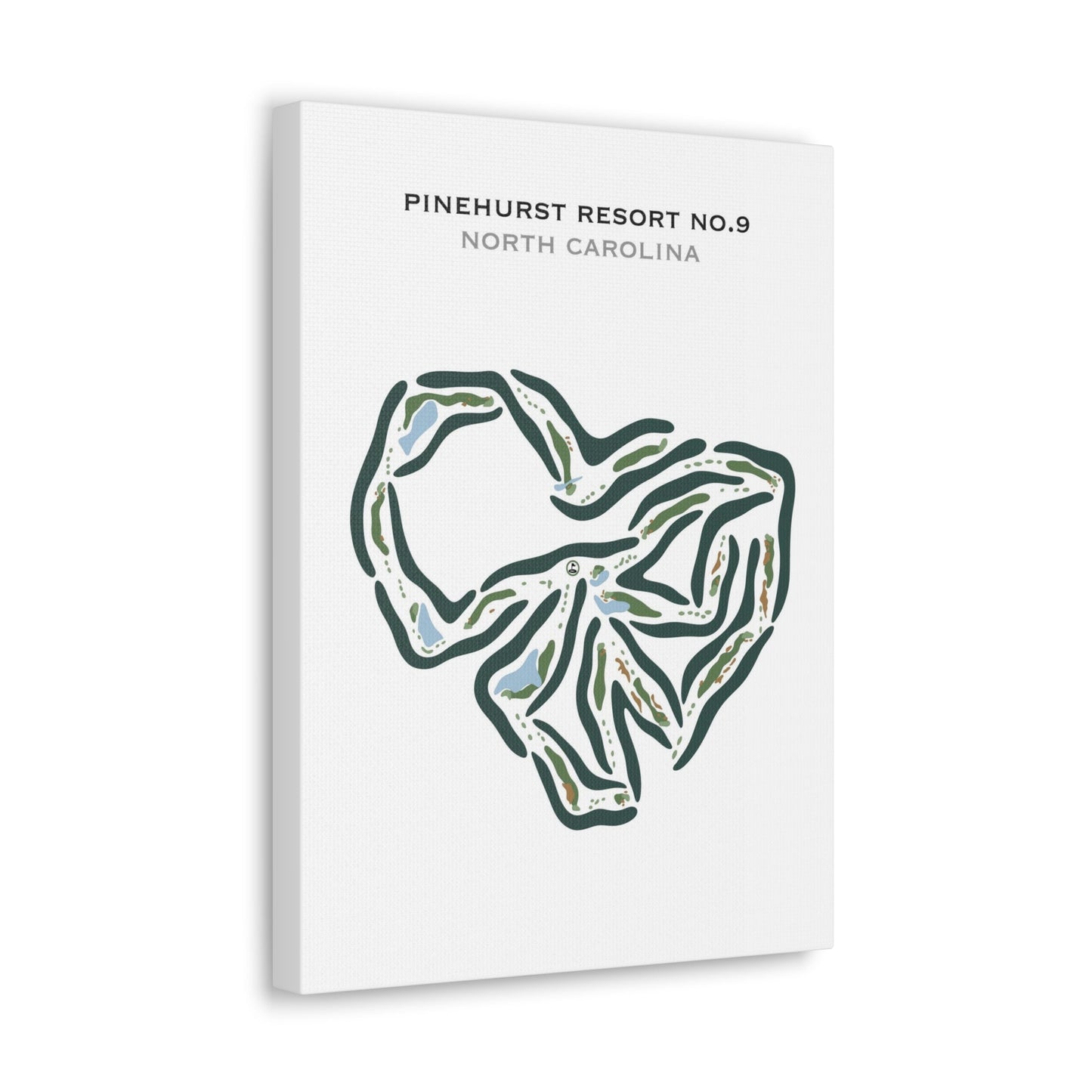 Pinehurst Resort No. 9, North Carolina - Printed Golf Courses