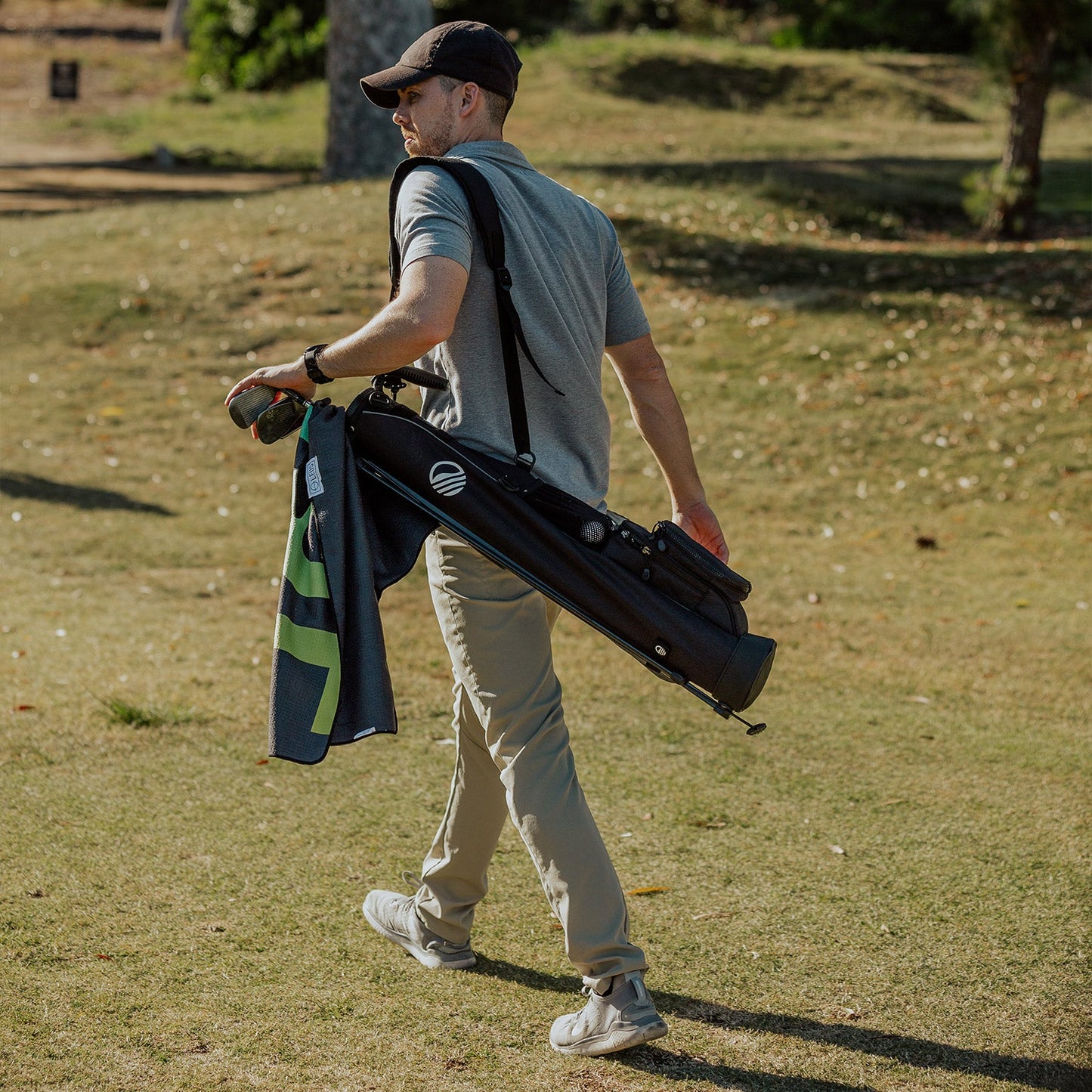 The Loma | Matte Black Par 3 Bag