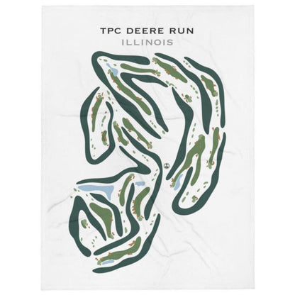 TPC Deere Run, Illinois - Printed Golf Courses