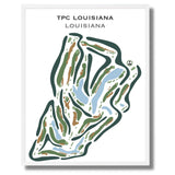 TPC Louisiana Golf Course, Louisiana - Printed Golf Courses