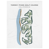 Torrey Pines Golf Course, California - Printed Golf Courses