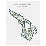 TPC Jasna Polana, New Jersey - Printed Golf Courses