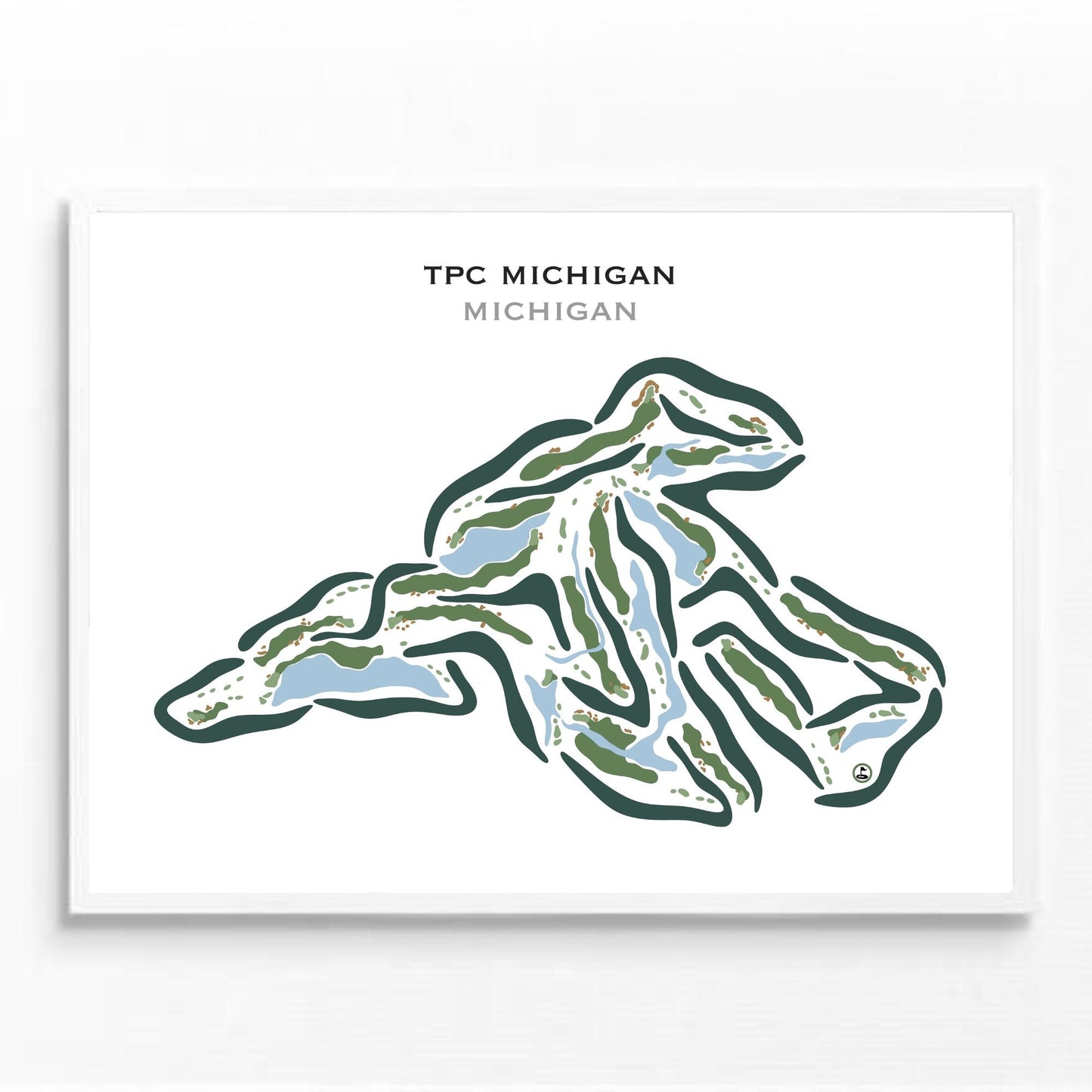 TPC Michigan, Michigan - Printed Golf Courses