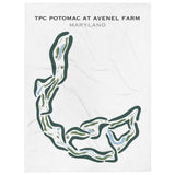 TPC Potomac at Avenel Farm, Maryland - Printed Golf Courses