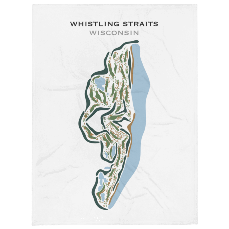 Whistling Straits, Sheboygan Wisconsin - Printed Golf Courses