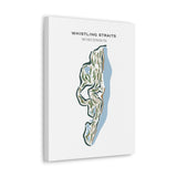 Whistling Straits, Sheboygan Wisconsin - Printed Golf Courses