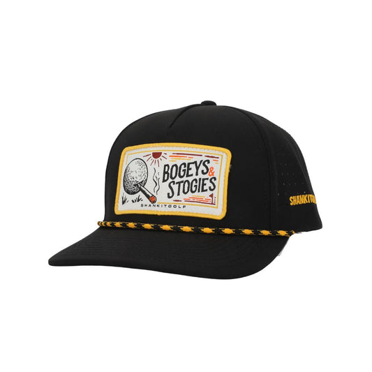 Bogeys & Stogies Black Golf Hat