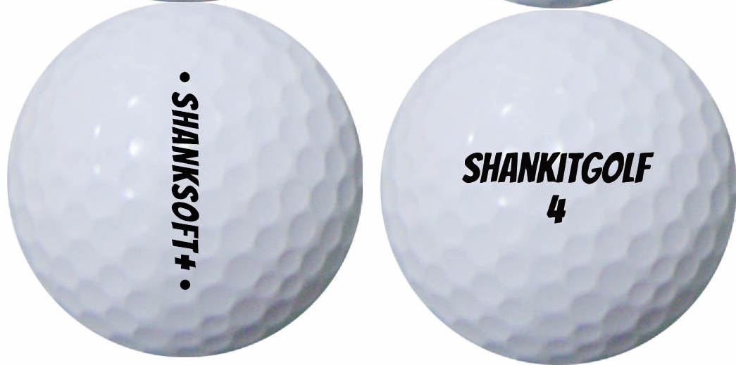 Skull and Clubs 3 Piece Urethane Cover Golf Ball