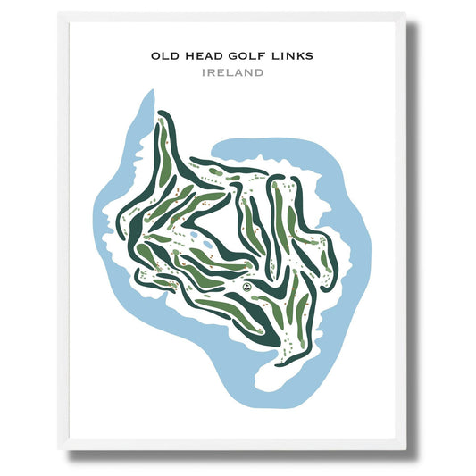 Old Head Golf Links, Ireland - Printed Golf Courses