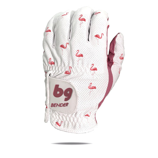 Pink Flamingo Mesh Golf Glove