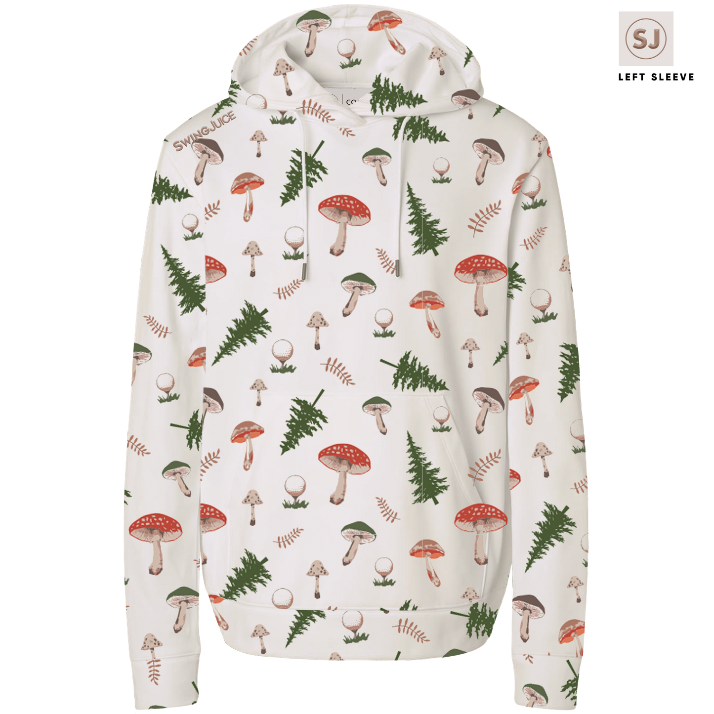 Golf Mushrooms Men's Performance Hoodie