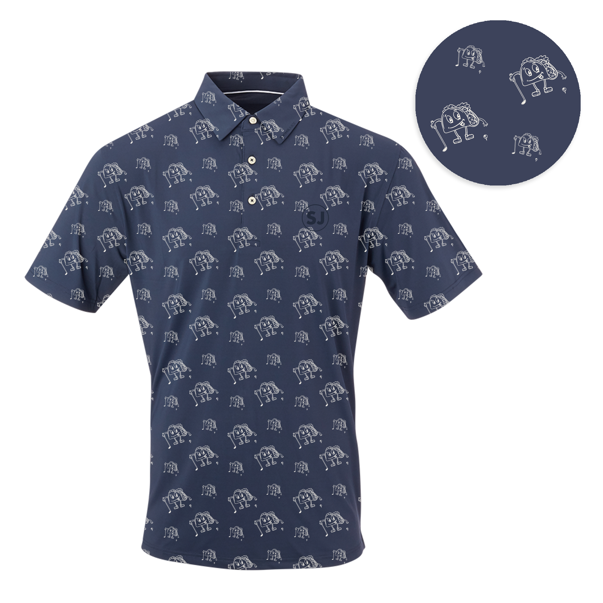 Golf & Tacos Men's Polo