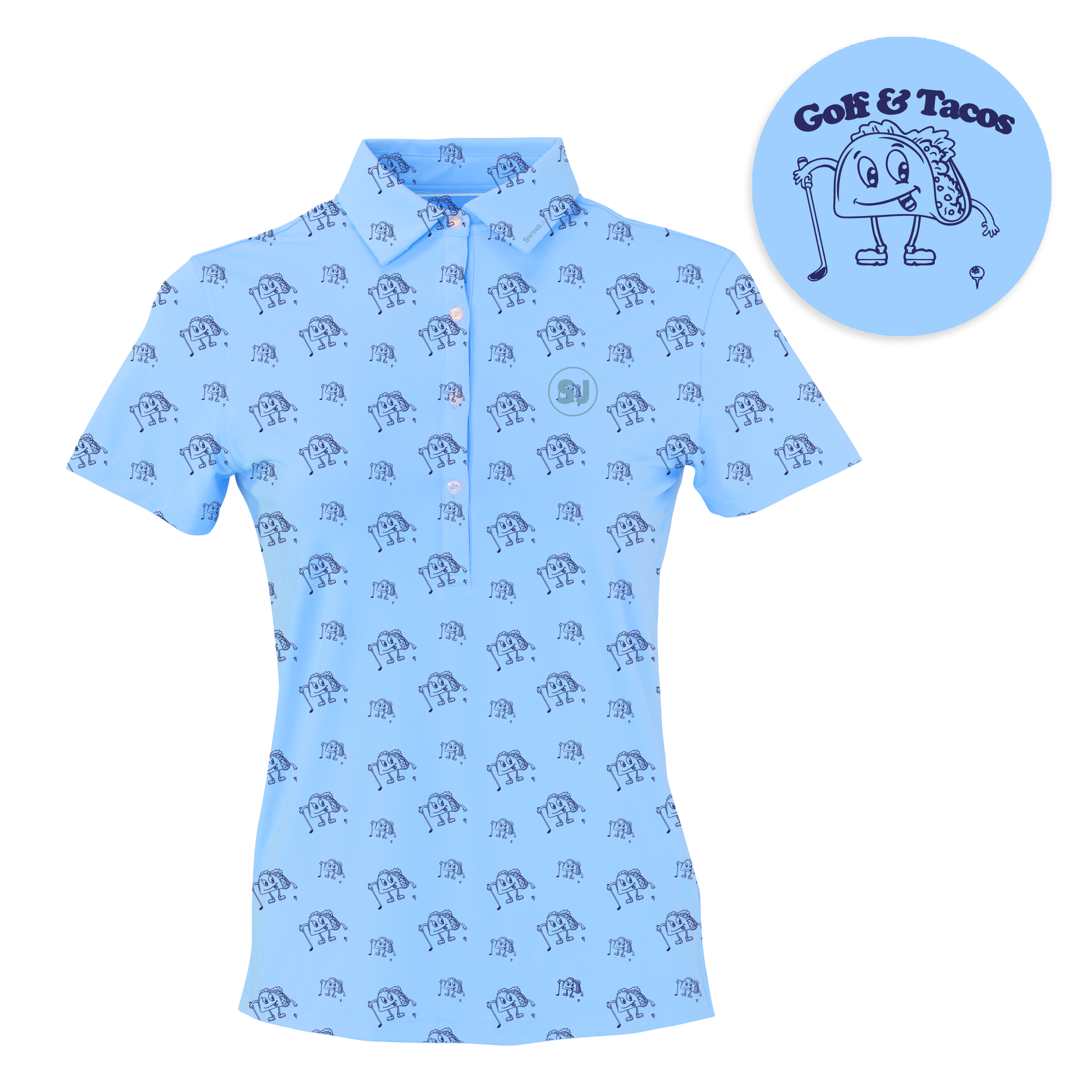 Golf & Tacos Women's Polo