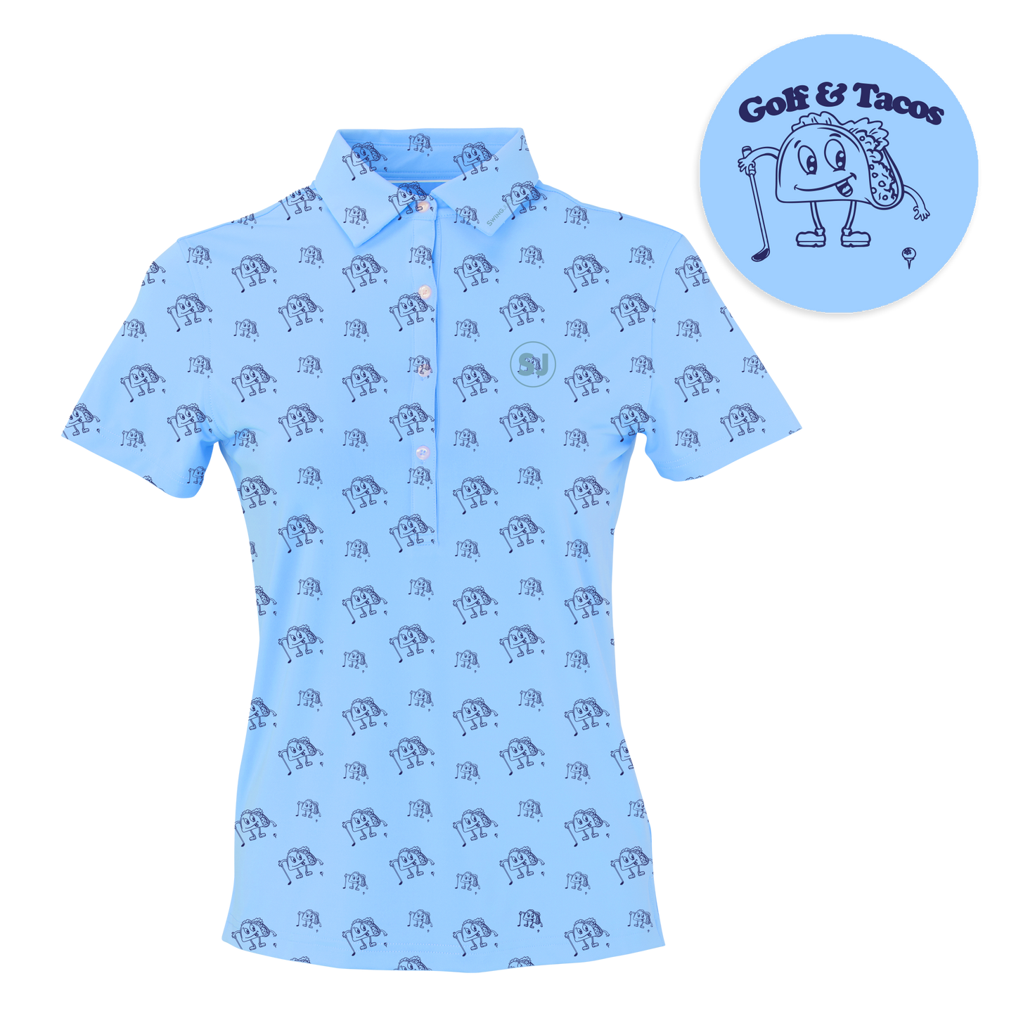 Golf & Tacos Women's Polo