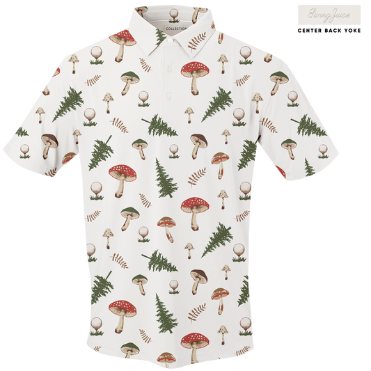 Golf Mushrooms Men's Polo