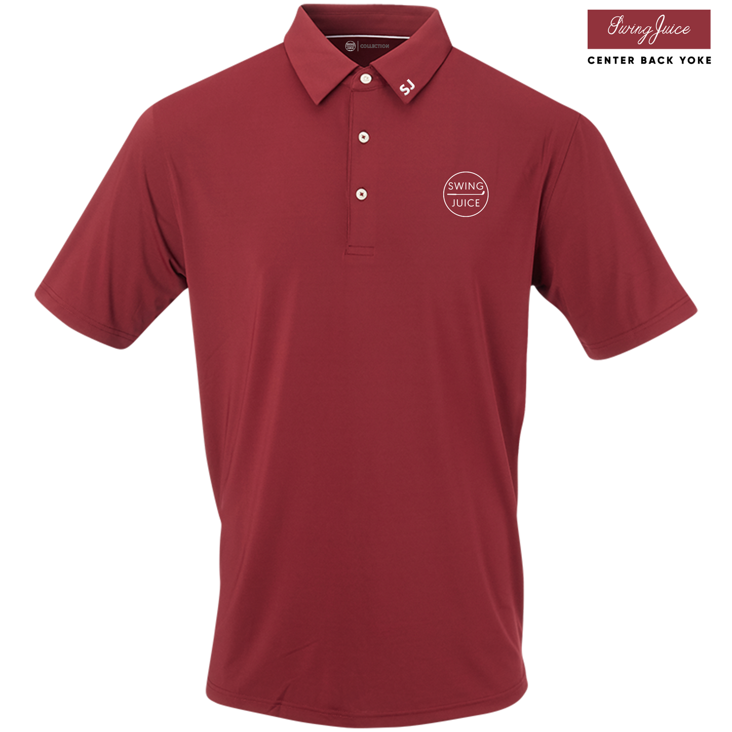 Golf Retro Men's Polo Merlot