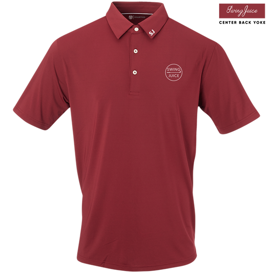 Golf Retro Men's Polo Merlot