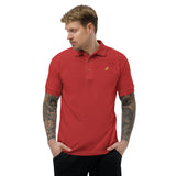 Slice Embroidered Polo Shirt - countryclubdropouts Golf Apparel