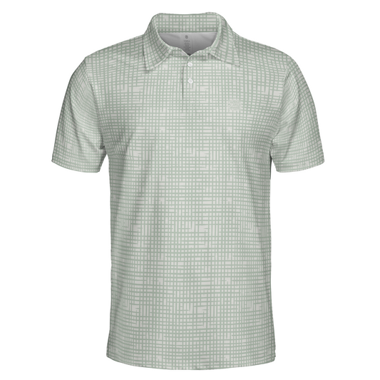 Hatched Performance Polo