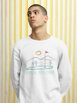 Retro Palm Springs Crewneck Sweatshirt