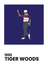 1992 Tiger #2 Wrapped Canvas