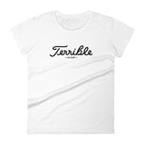 Women's Terrible At Golf T-Shirt - countryclubdropouts Golf Apparel