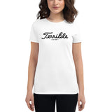 Women's Terrible At Golf T-Shirt - countryclubdropouts Golf Apparel